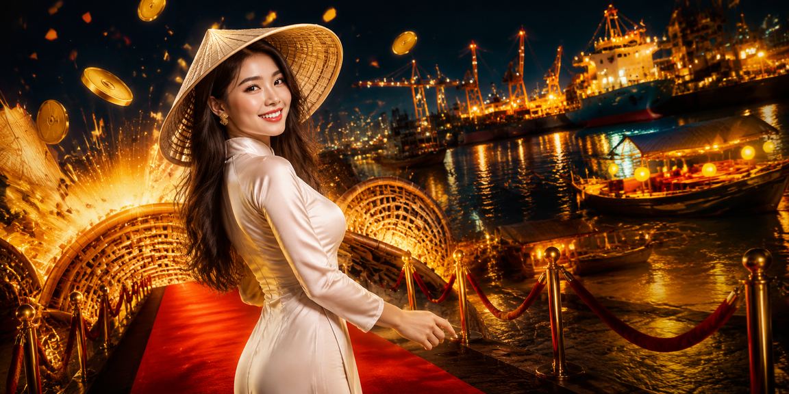 Người phụ nữ Hải Phòng mặc nón lá đang cài đặt ứng dụng cá cược trên điện thoại