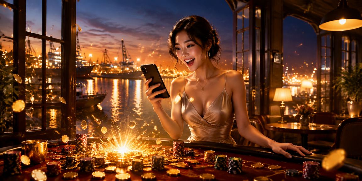 Người dùng tại Vũng Tàu dùng điện thoại chơi casino trực tuyến bên ly cà phê